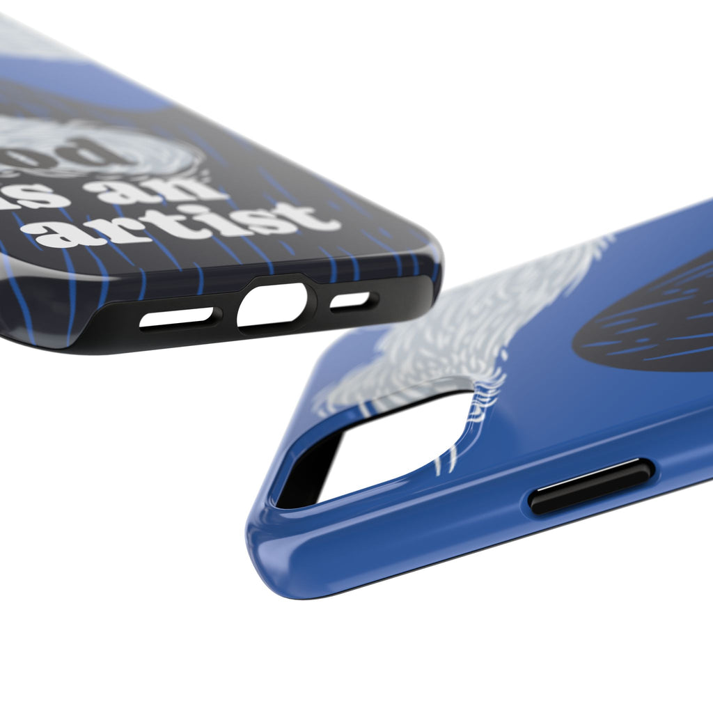 Phone Case — "God Is an Artist" Blue Mountain Protective Case
