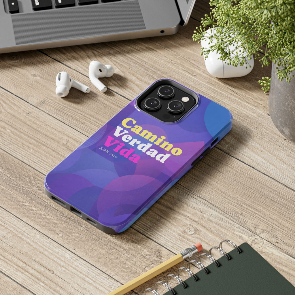 Phone Case — Camino Verdad Vida Spanish Faith Tough iPhone Case