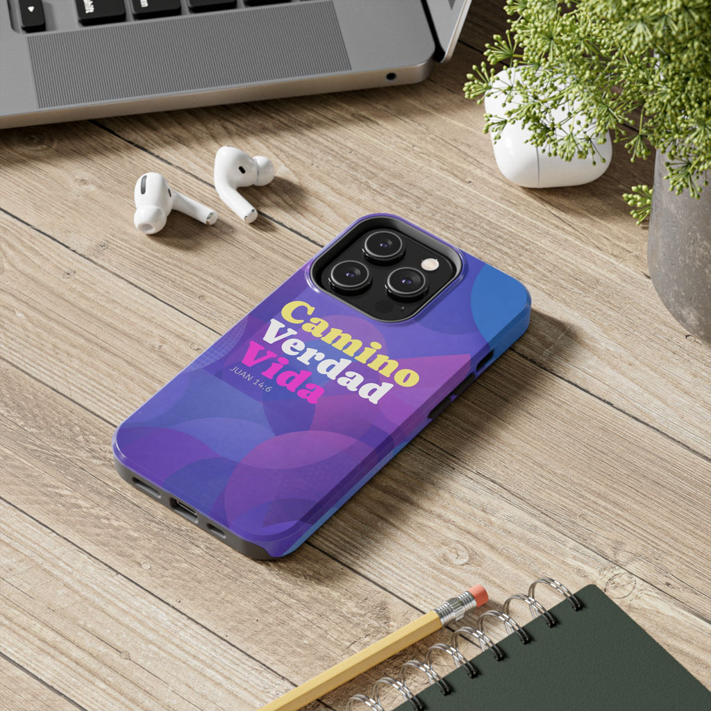 Phone Case — Camino Verdad Vida Spanish Faith Tough iPhone Case